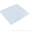 White polycarbonate plastic film for vacuum forming